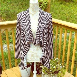 Adjustable Aztec cardigan